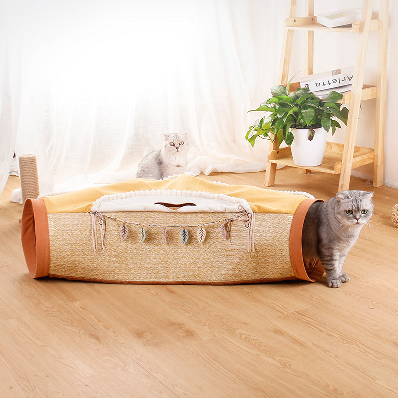 Unleash the Fun with the Pet Net Red Litter Roll Tunnel Toy